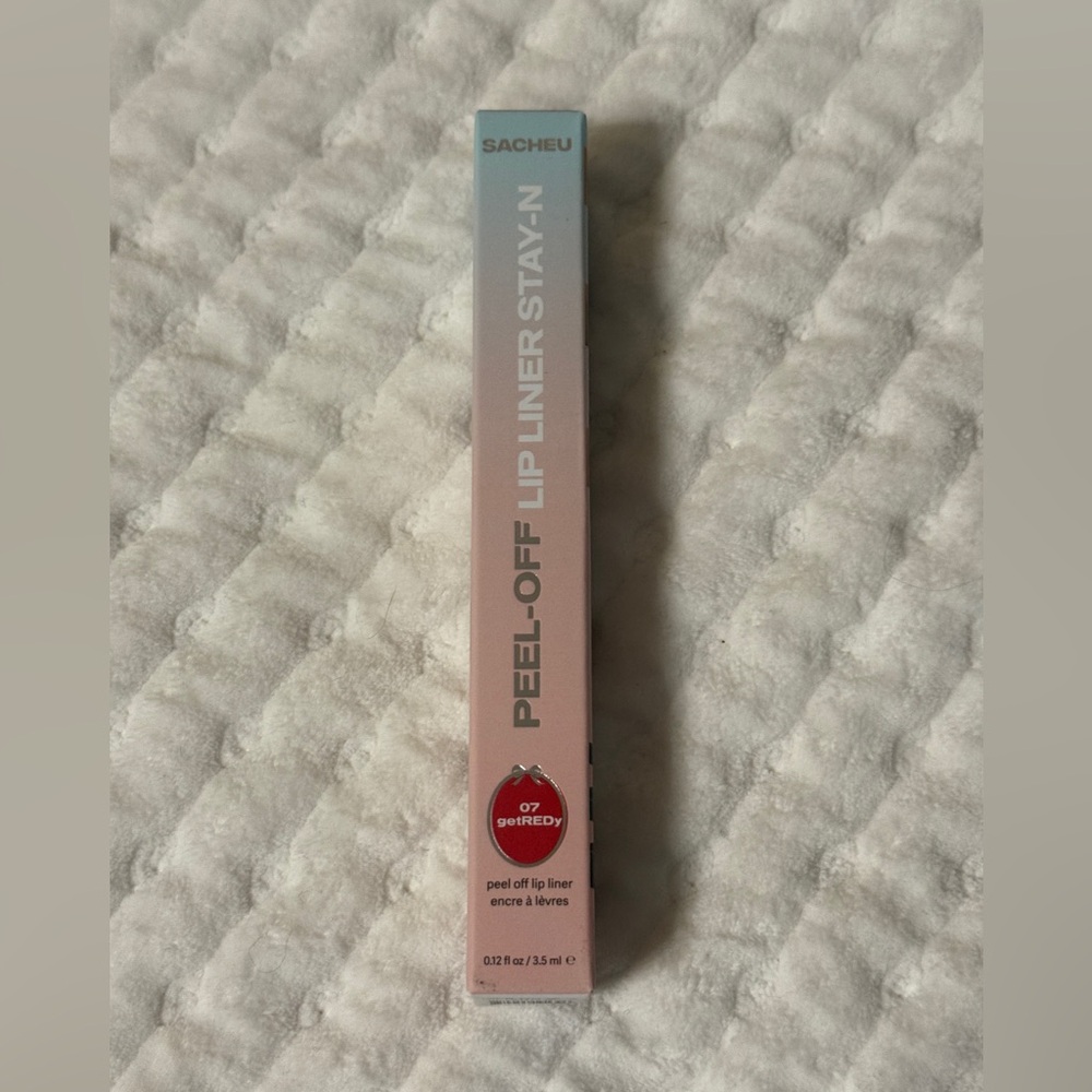 Sacheu New Peel-Off Lip Liner stain Stay-N GetREDy red